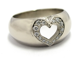 Diamant Herz ring