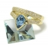 Diamant Aqua Marin Ring