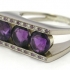 Amethyst & Diamantring