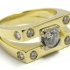 Gelbgold Diamantring