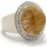 Bague quartz rutile collection Bonbon Light