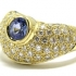 Bague saphir et diamant