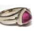 Bague tourmaline rose