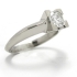 Solitaire Diamant Serti Carre